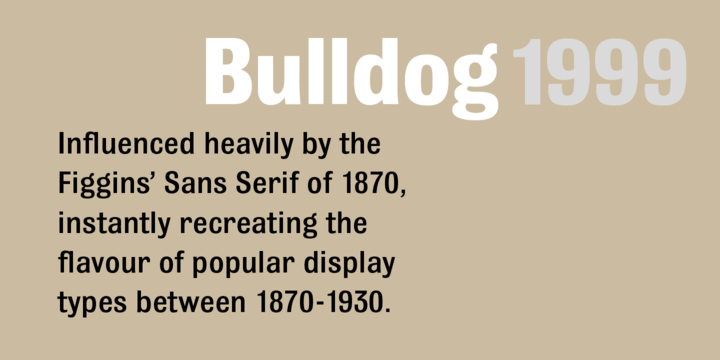 Example font Bulldog #2